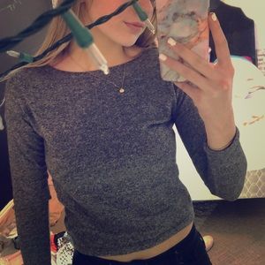 wide neck long sleeve